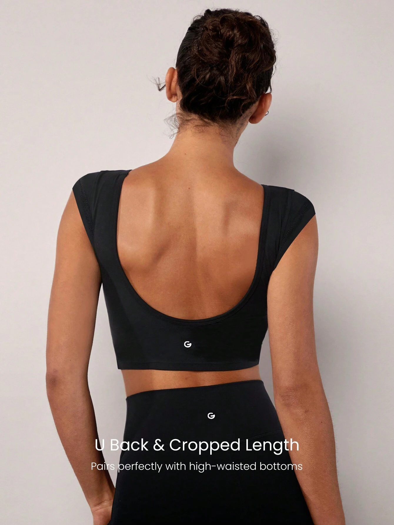 Pilates & Yoga Knokke - FeatherFit U-Back Cap Sleeve Crop Tank