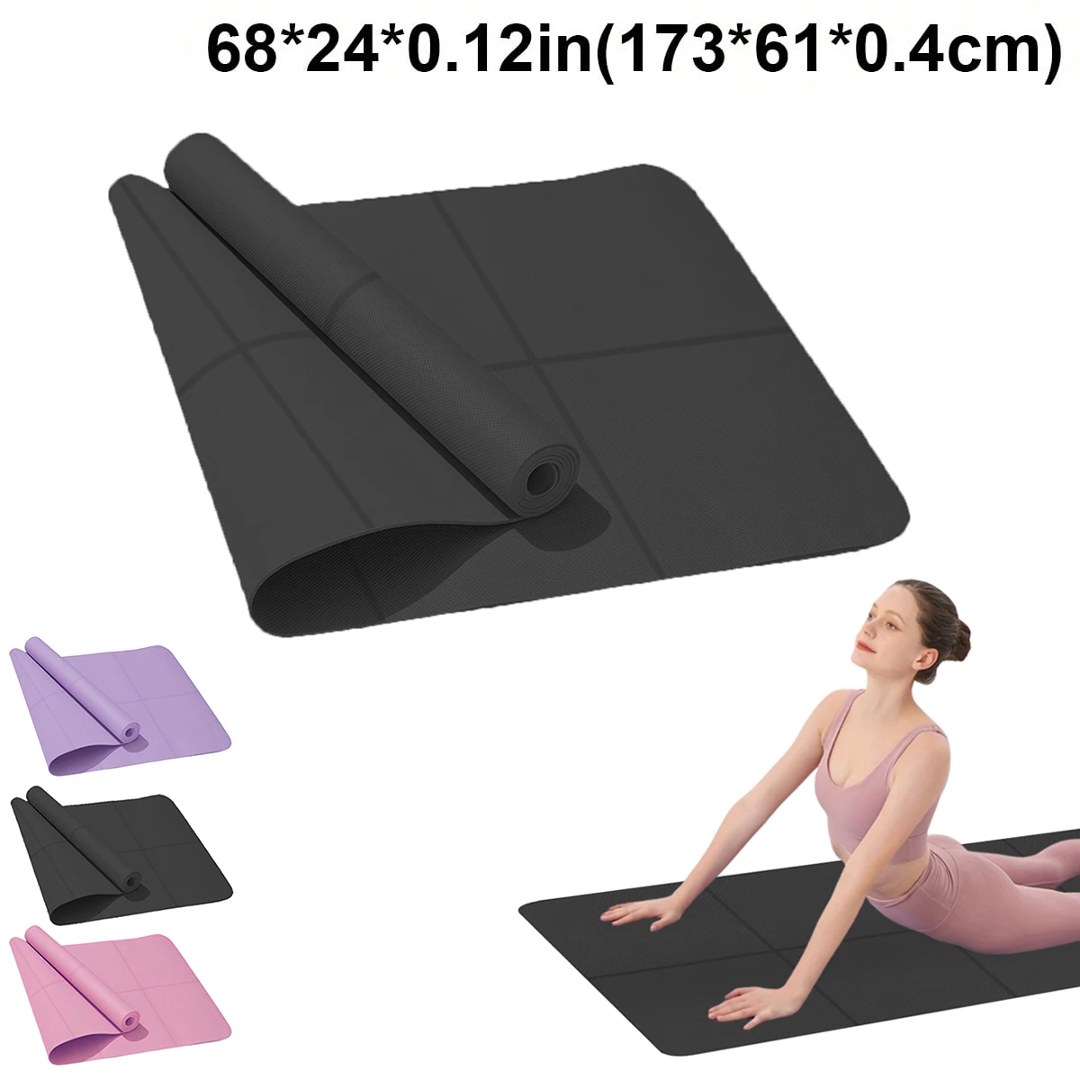 Pilates Yoga Mat Thickness - Yoga mat sports fitness EVA comfortable