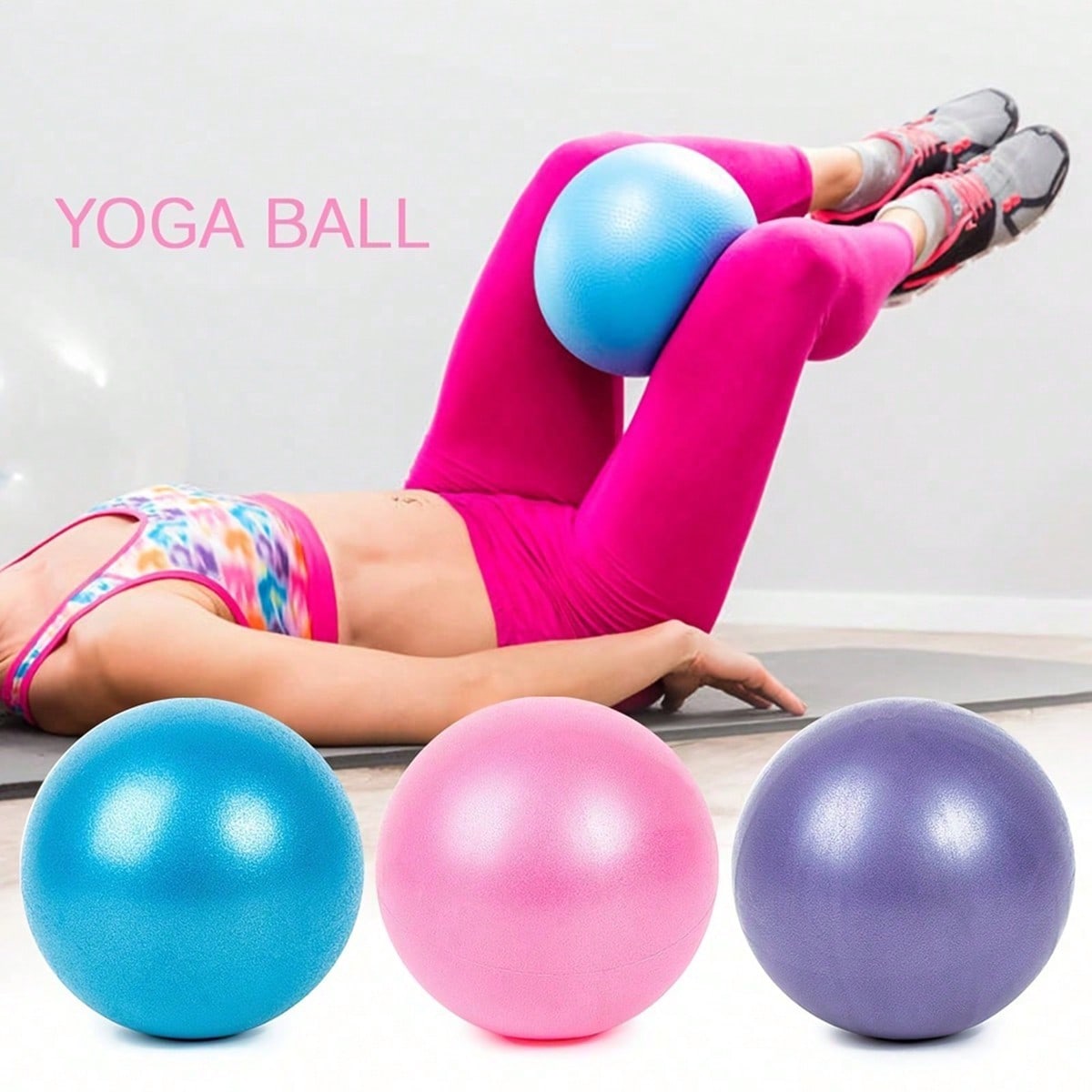 Pilates Yoga Board - 1pcs Mini Exercise Pilates Yoga Ball