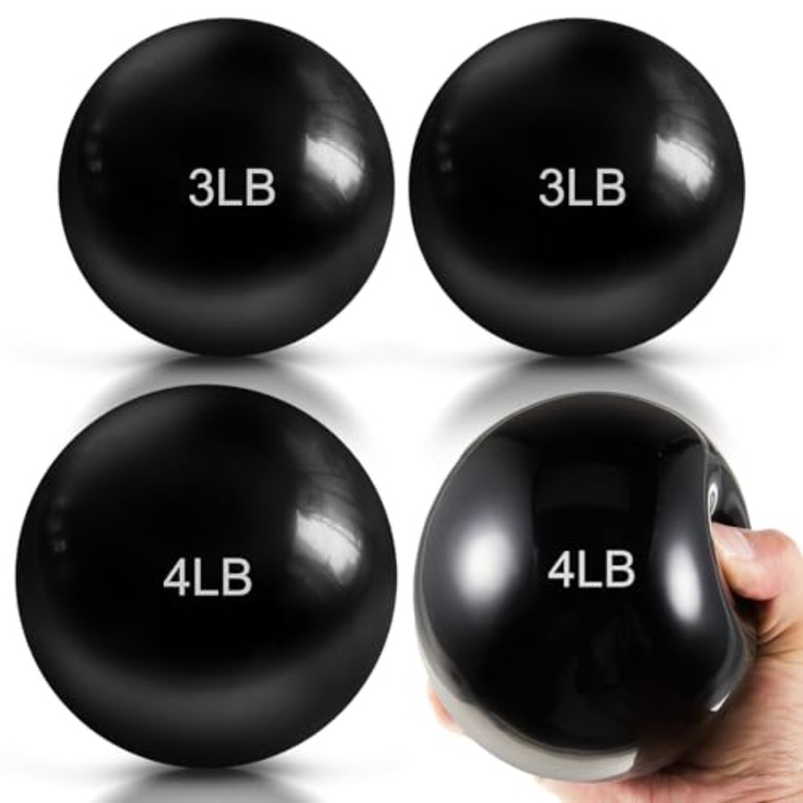 Pilates Toning Ball - 4 Pcs 2lb 3lb 3lb 4lb