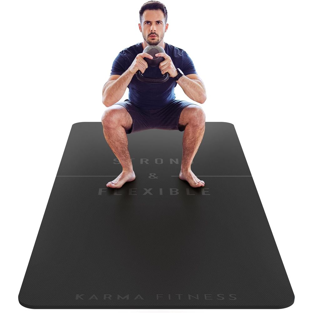 Pilates Yoga Hiit - Thick 10mm Exercise Mat 72x32 inches