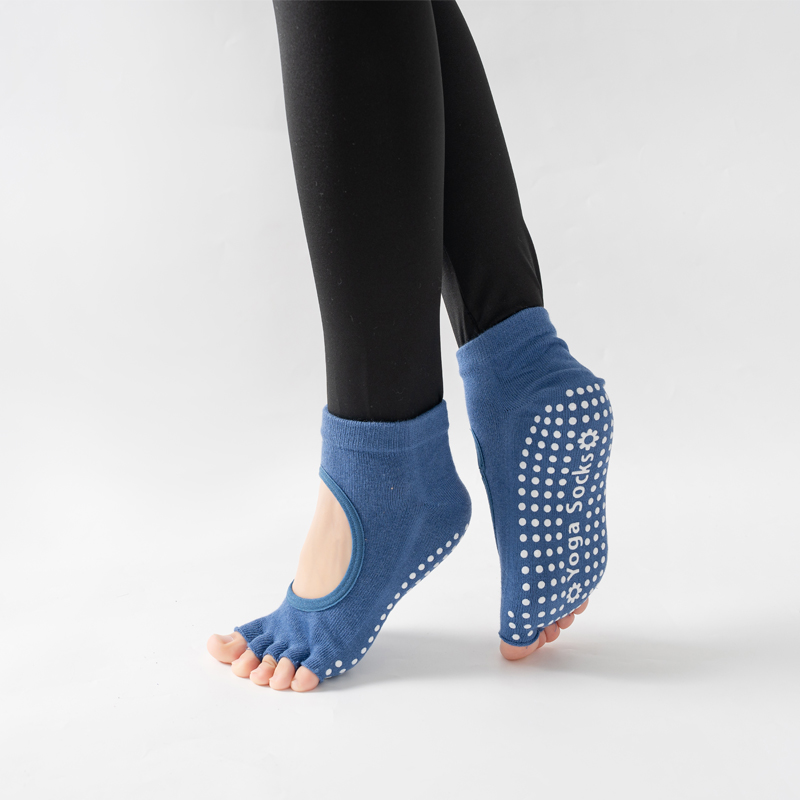 Pilates Yoga Sport - Women Backless Five Toe Yoga Socks