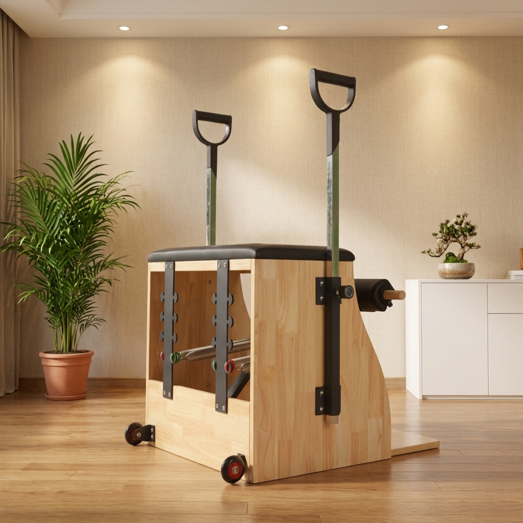 Pilates Chair Wunda - Oak Wood Wunda Chair Ergonomic Design