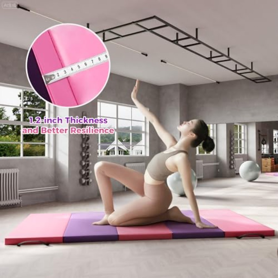 Folding Gymnastics Mat, Exerci - Pilates & Yoga Knokke review and price