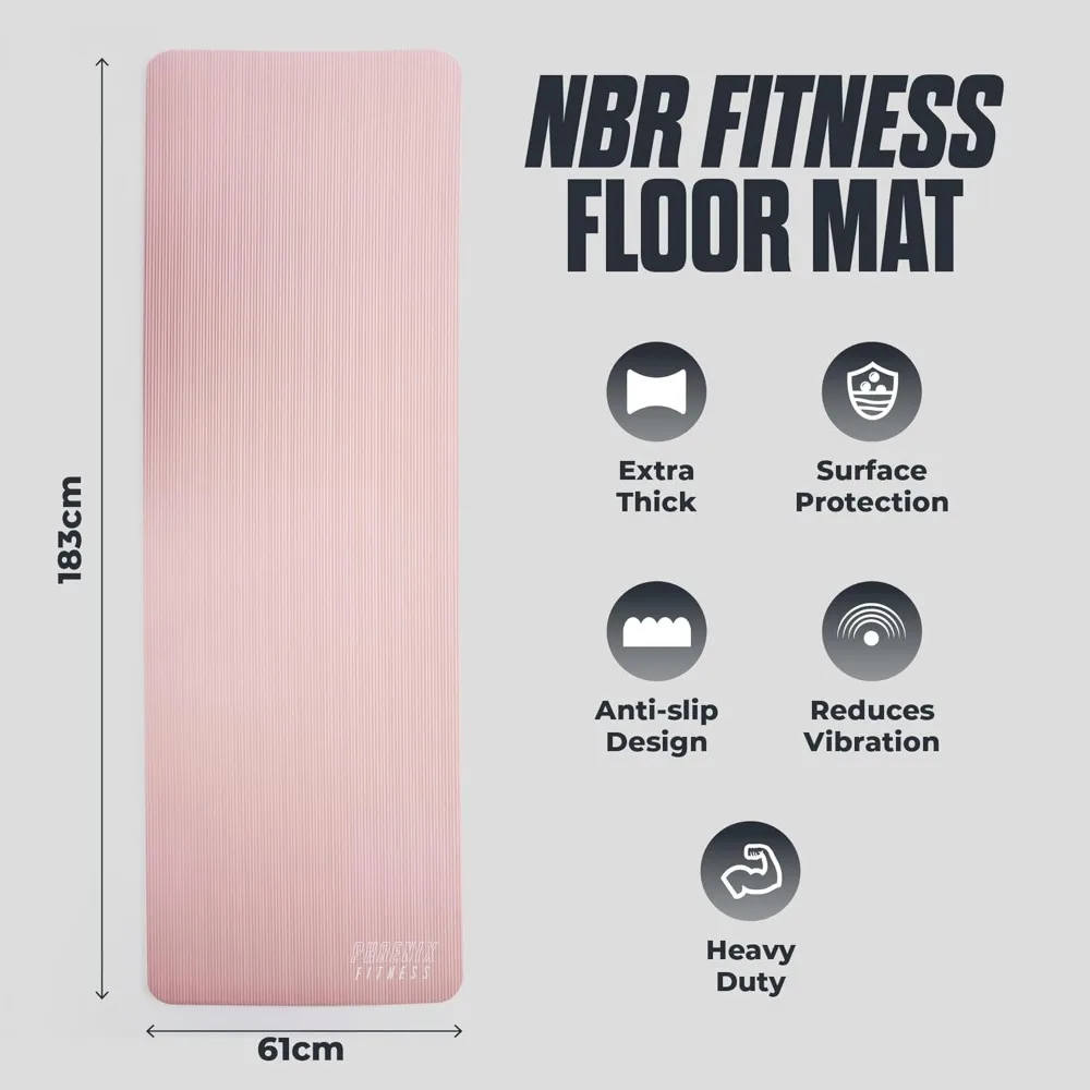 Extra Thick 15mm Non Slip Work - Pilates Yoga Hiit review and price