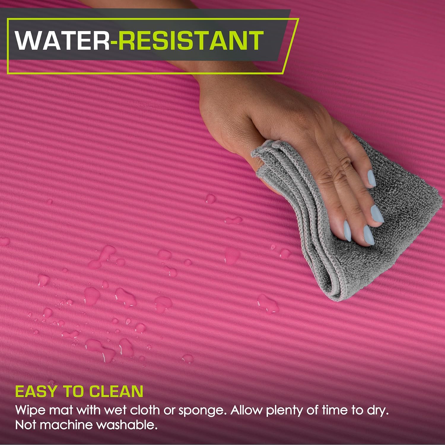 Extra Thick Yoga Mat 1/2