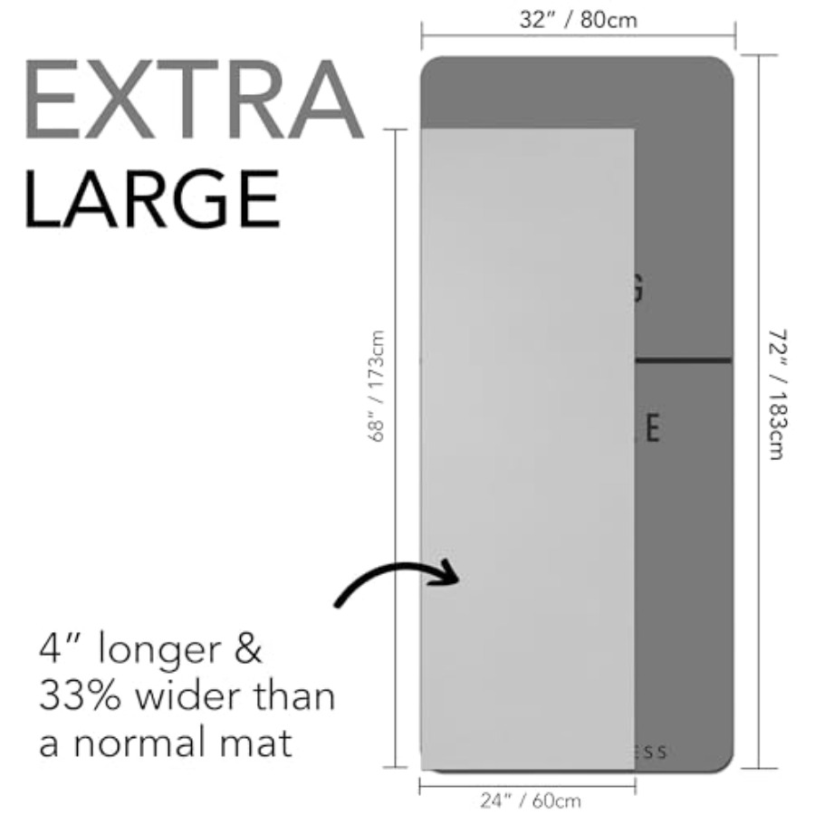 Large Exercise Mat Extra Thick - Pilates Yoga Hiit review and price
