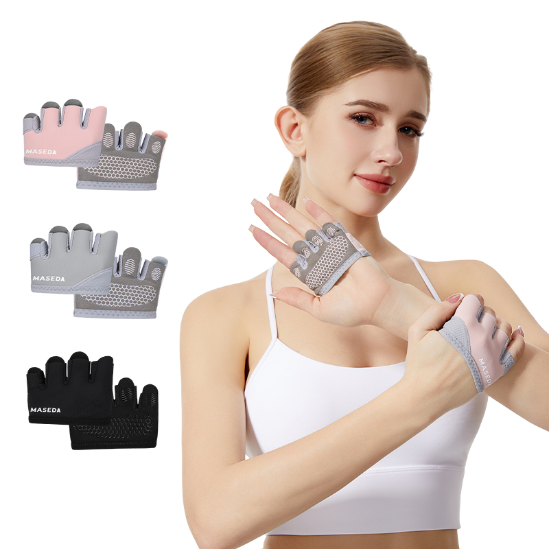 Pair of Fitness Fingerless Glo - Pilates & Yoga Knokke review and price