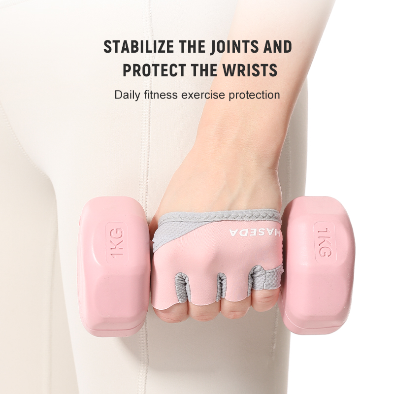 Pair of Fitness Fingerless Glo - Pilates & Yoga Knokke review and price