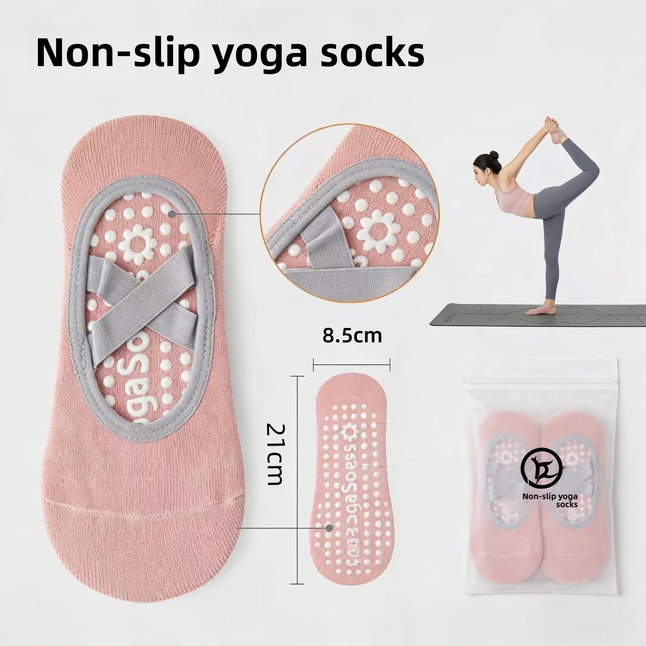 Women Yoga Sock Silicone Anti- - Pilates Yoga Sport review and price