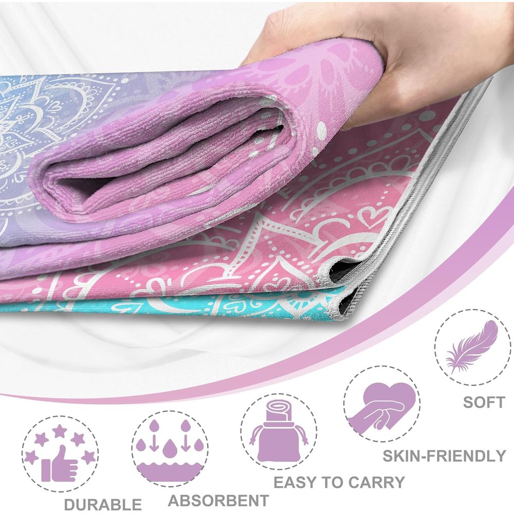 Gradient Mandala Print Absorbe - Pilates Yoga Hot review and price
