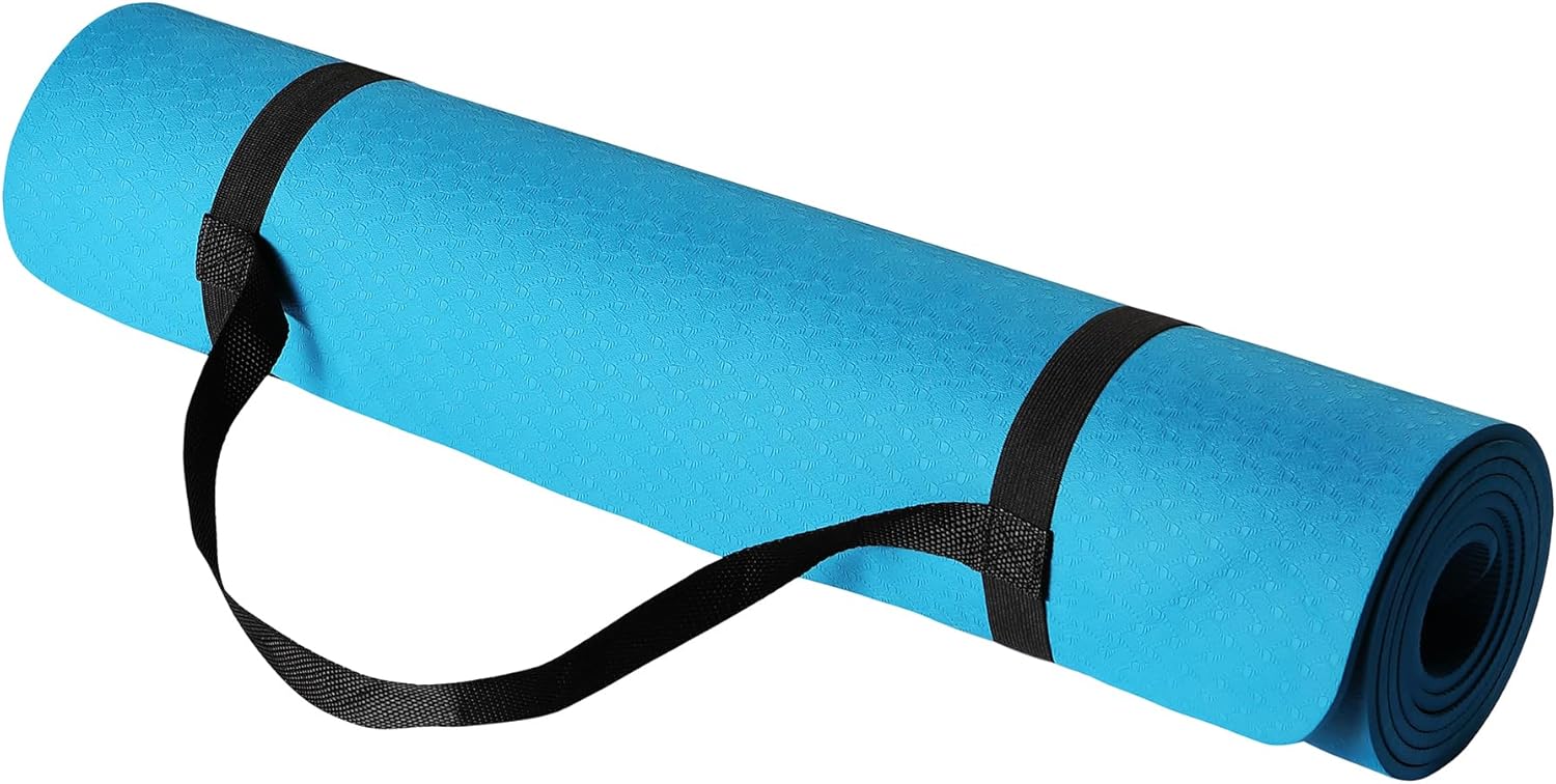 1/4 Inch Thick TPE Exercise Yo - Pilates Yoga Mat Thickness review and price