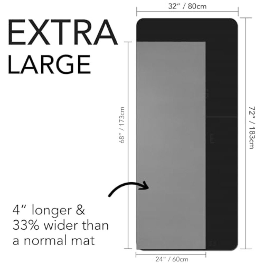 Large Exercise Mat Extra Thick - Pilates Yoga Hiit review and price