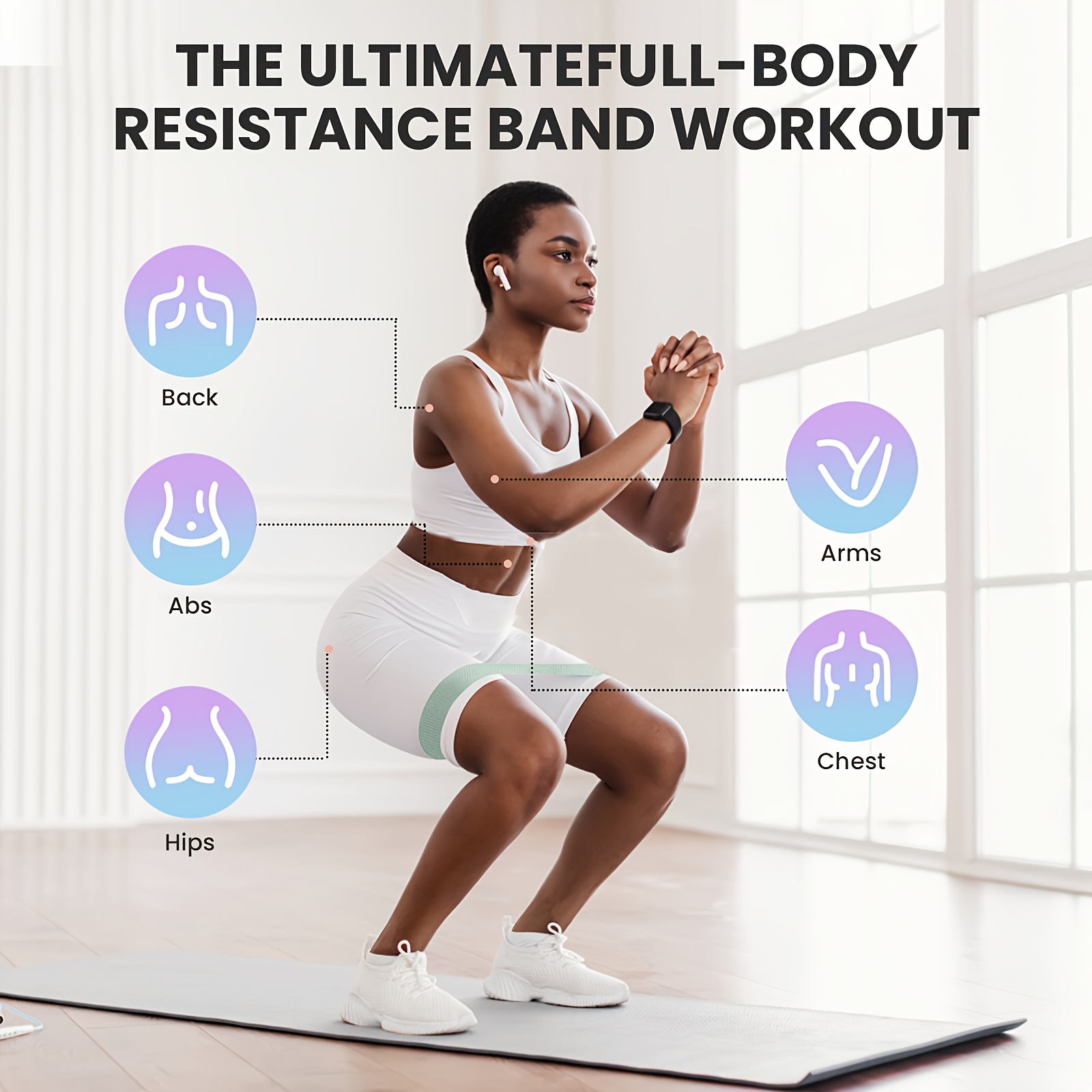 1Pc/4Pcs Fitness Resistance Ba - Pilates Yoga Board review and price