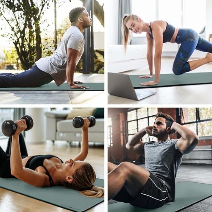 Multi-Purpose Fitness Mat, Cus - Pilates Yoga Hiit review and price