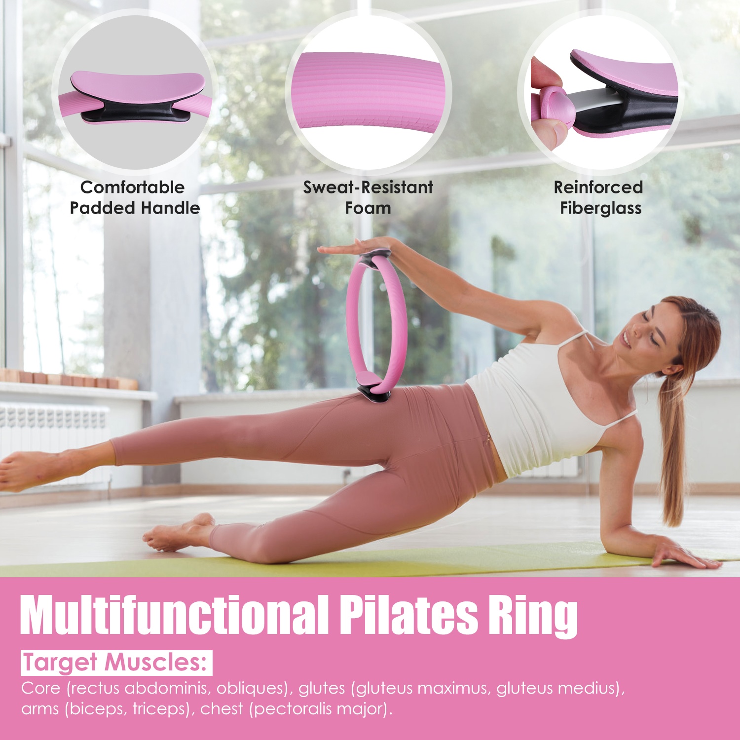 USA STOCK 14Pcs Pilates Ring E - Pilates Toning Ball review and price