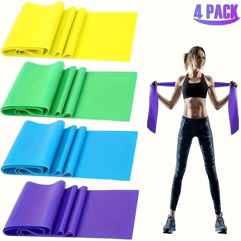 4PCS - Yoga resistance bands o - Difference Pilates And Yoga review and price