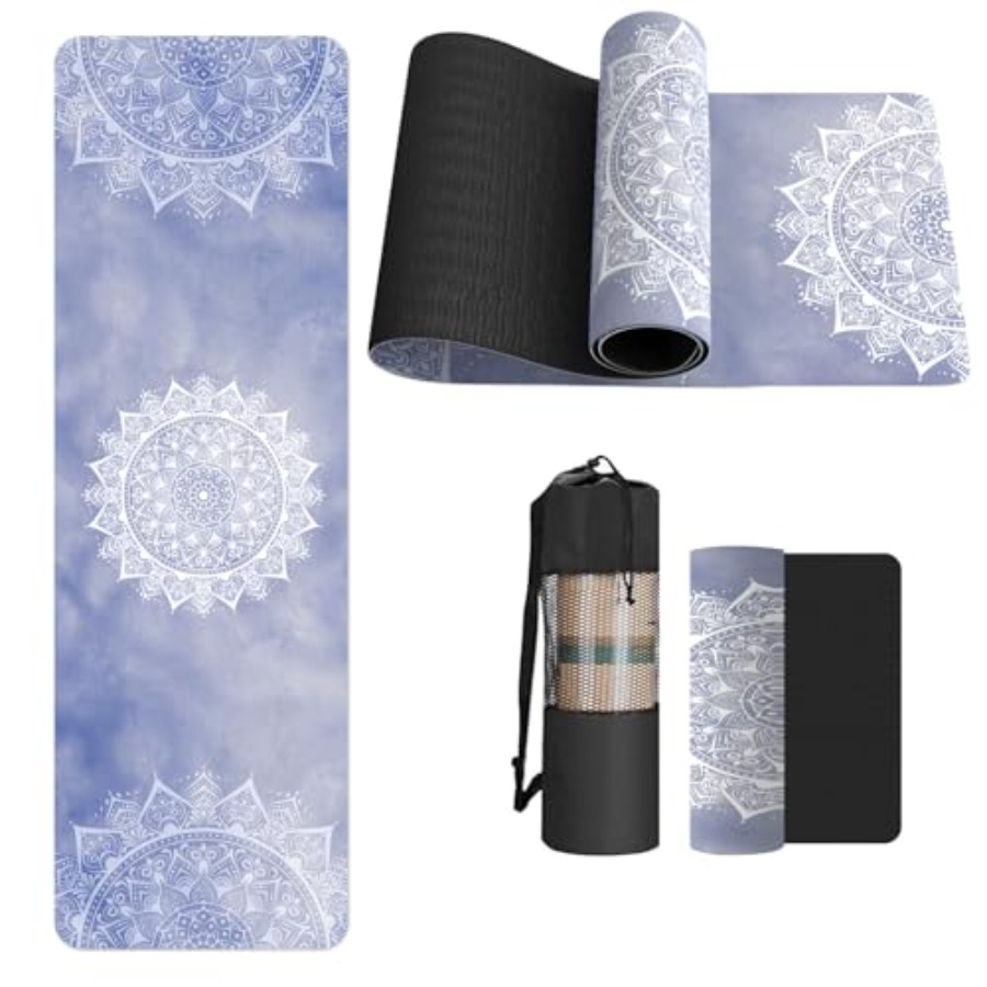 FOLAI Extra Thick Yoga Mat 6mm - Pilates Yoga Hiit review and price