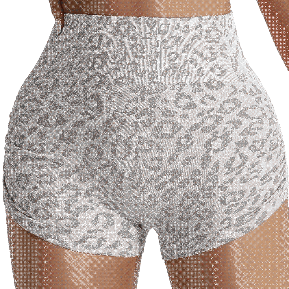 Casual Leopard High Waist Shor - Pilates Yoga Oxford review and price