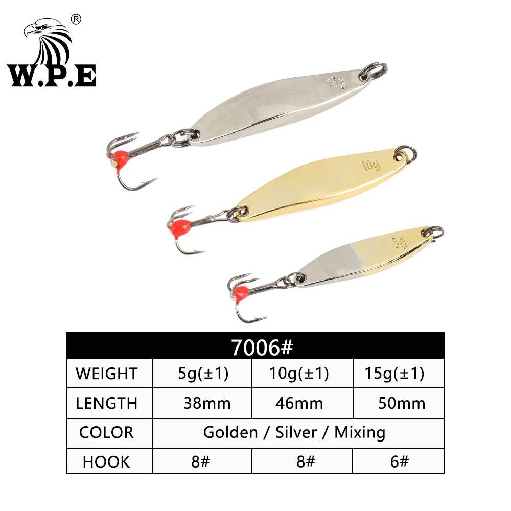 W.P.E Ice Fishing Lure 1pcs 5g - Balance Board Wobble review and price