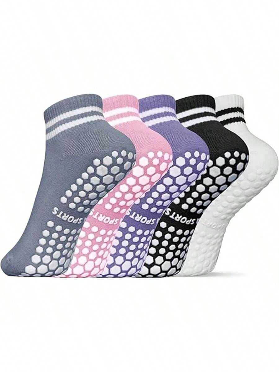 5 Pairs Women Double Stripe No - Yoga Pilates Yoga review and price