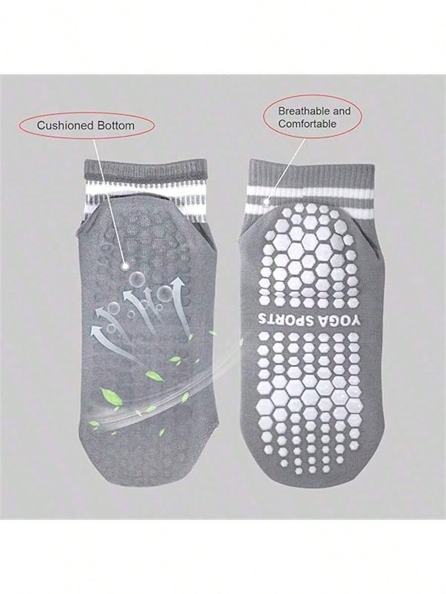5 Pairs Women Double Stripe No - Yoga Pilates Yoga review and price