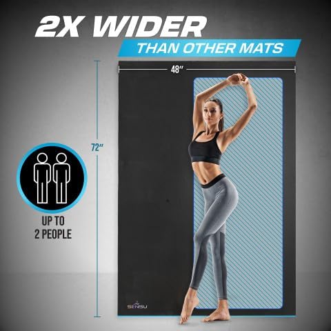 Extra Thick Non-Slip Yoga Mat  - Pilates Yoga Hot review and price
