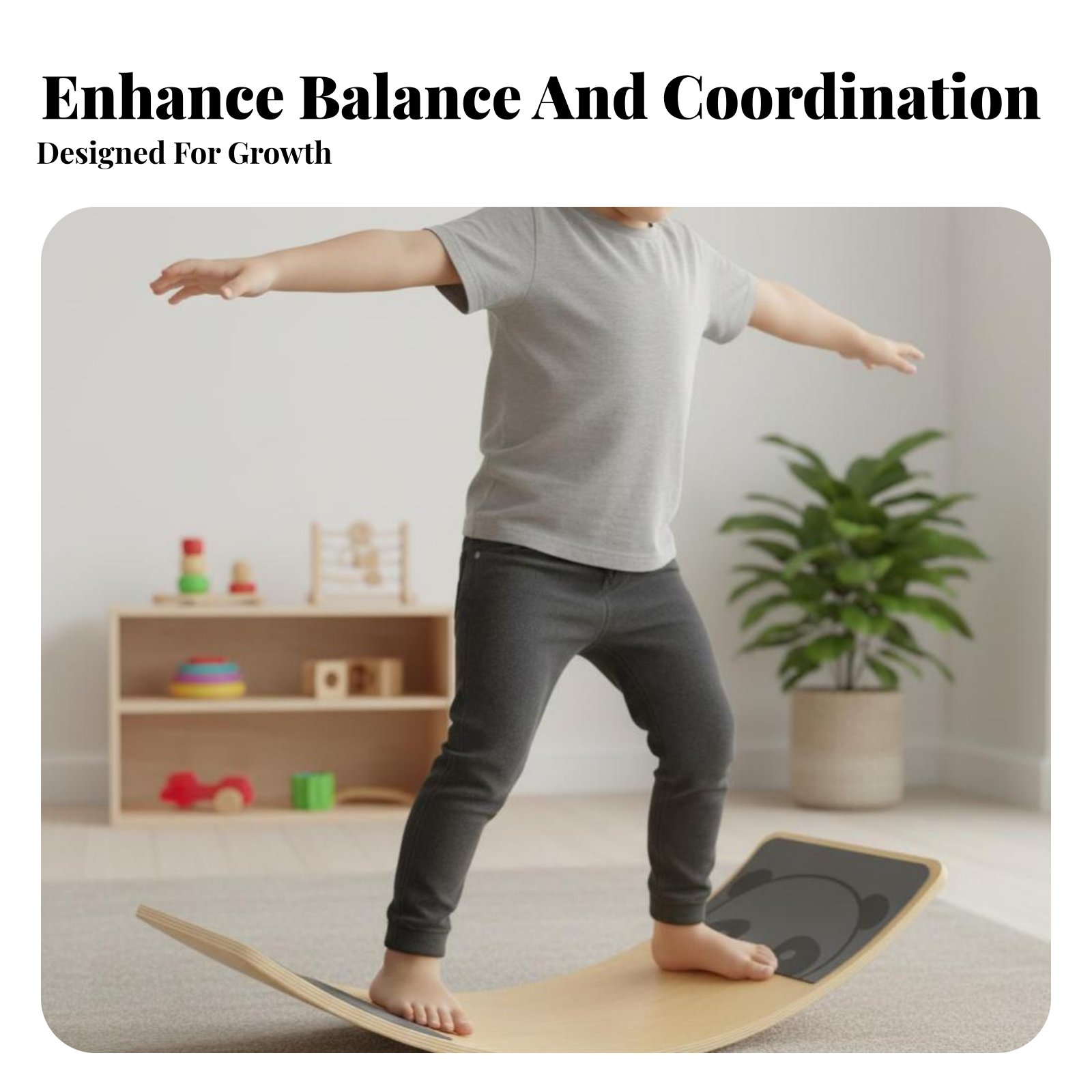 Curved Wooden Wobble Board Imp - Balance Board Wobble review and price