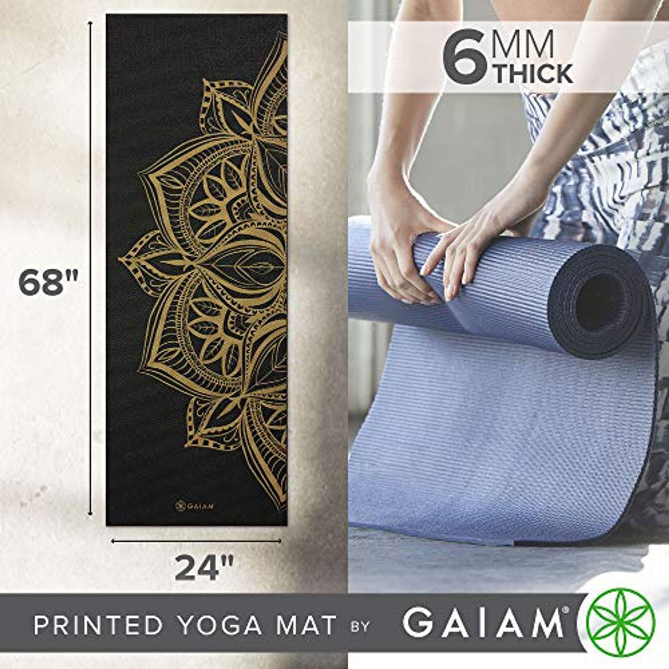 Premium 6mm Extra Thick Yoga M - Pilates Yoga Mat Thickness review and price