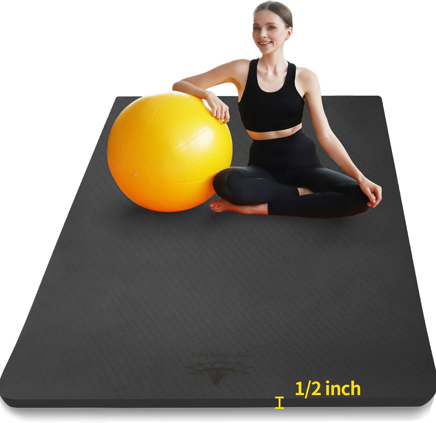 Extra Thick TPE Yoga Mat 6'x4' - Pilates Yoga Mat Thickness review and price