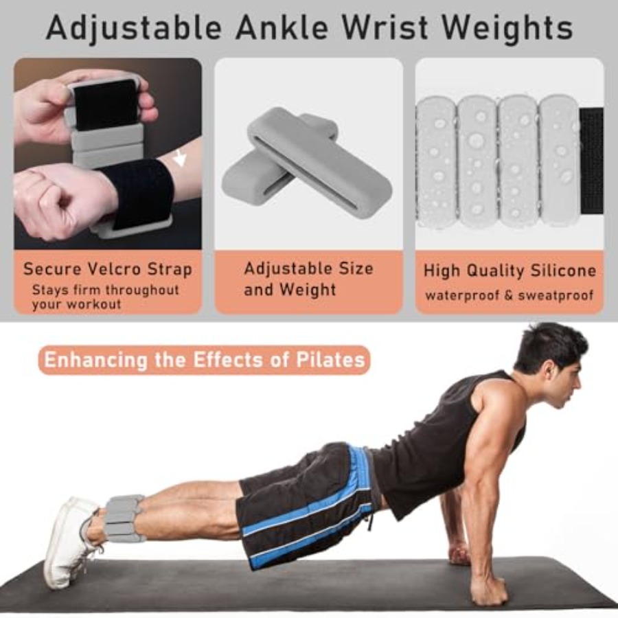 Pilates Ring Kit with Adjustab - Pilates Toning Ball review and price