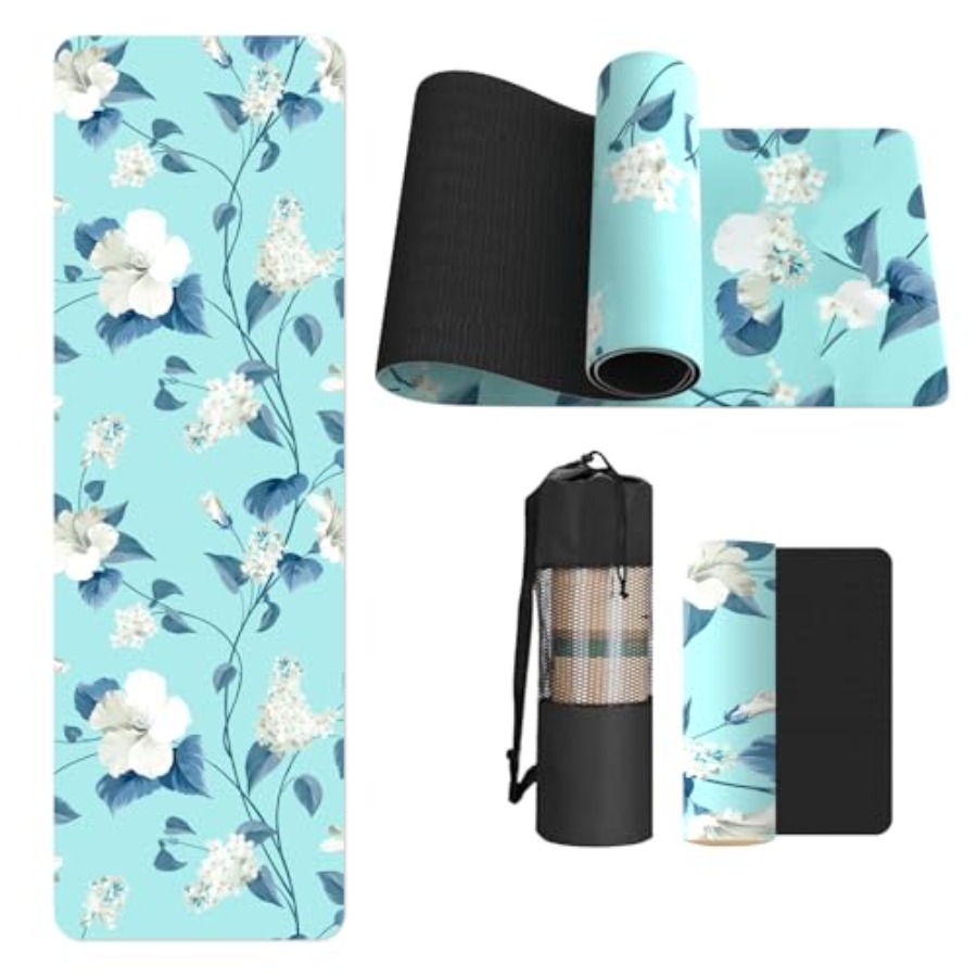 FOLAI Extra Thick Yoga Mat 6mm - Pilates Yoga Hiit review and price