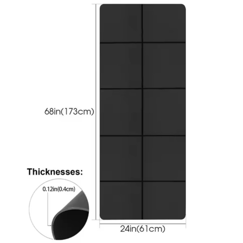 Yoga Mat Anti-skid Sports Fitn - Pilates Yoga Mat Thickness review and price