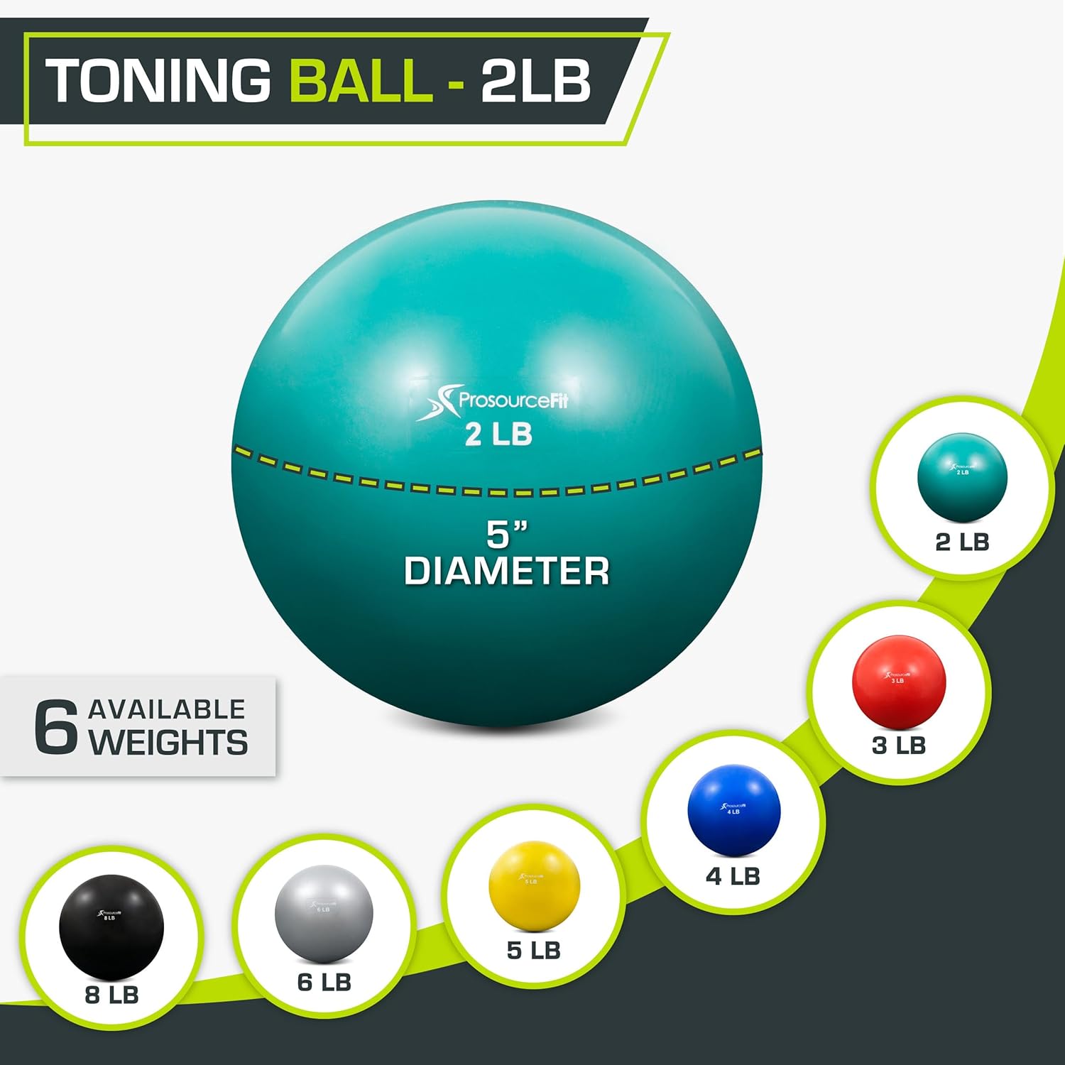 Weighted Toning Exercise Balls - Pilates Toning Ball review and price
