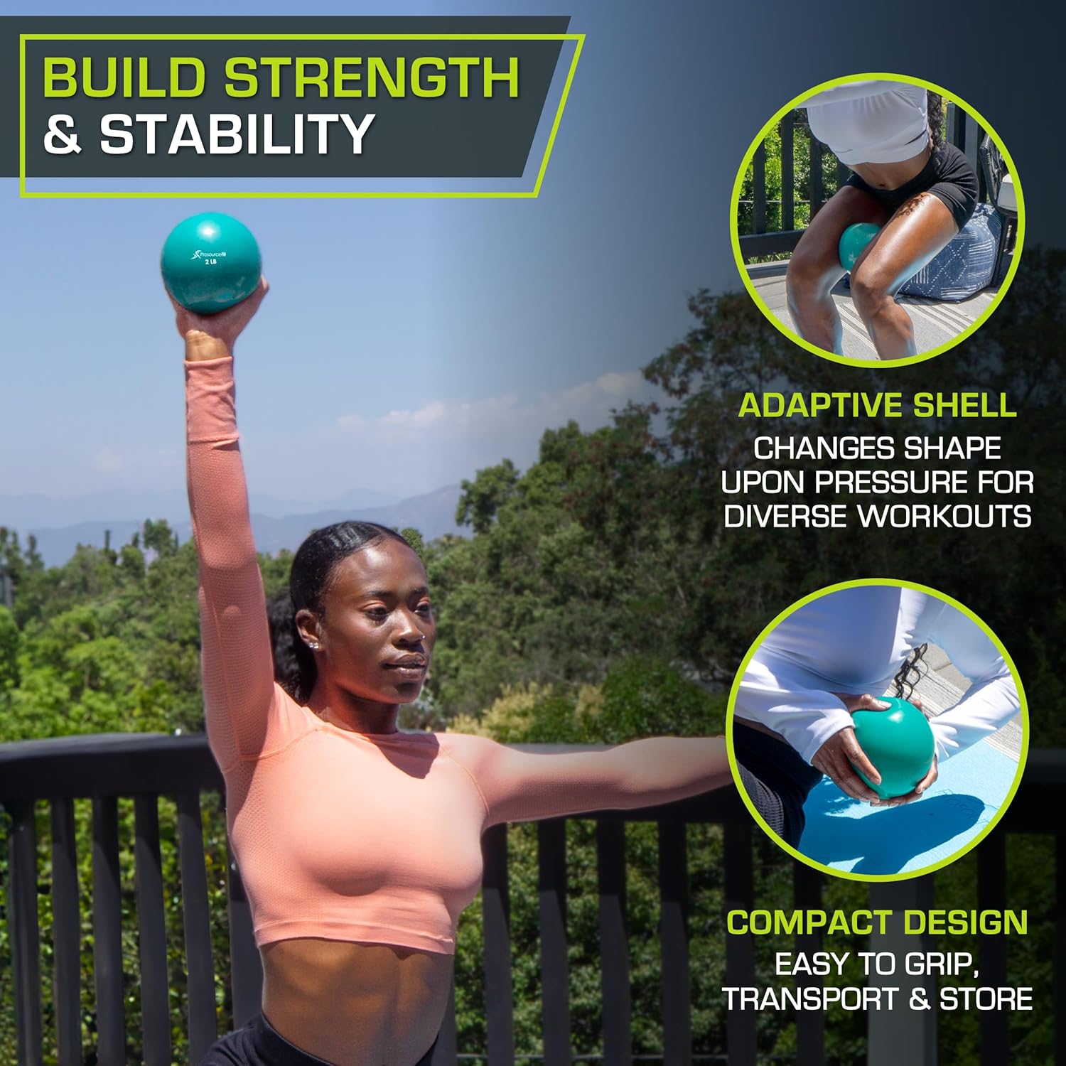Weighted Toning Exercise Balls - Pilates Toning Ball review and price