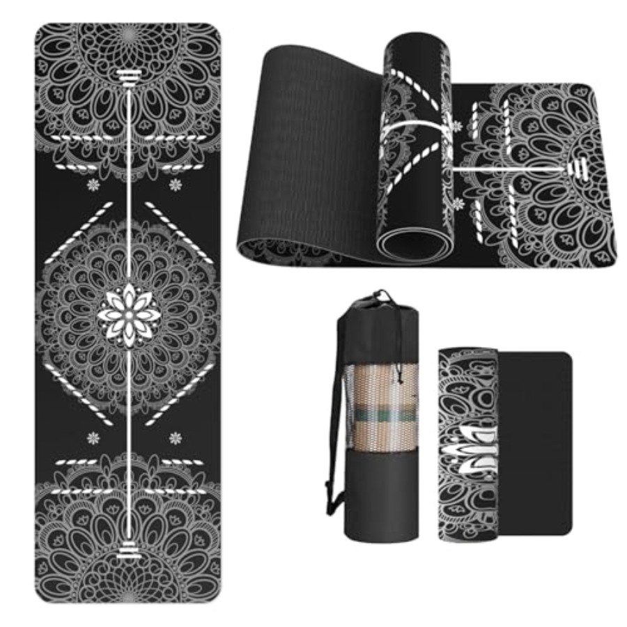 FOLAI Extra Thick Yoga Mat 6mm - Pilates Yoga Hiit review and price