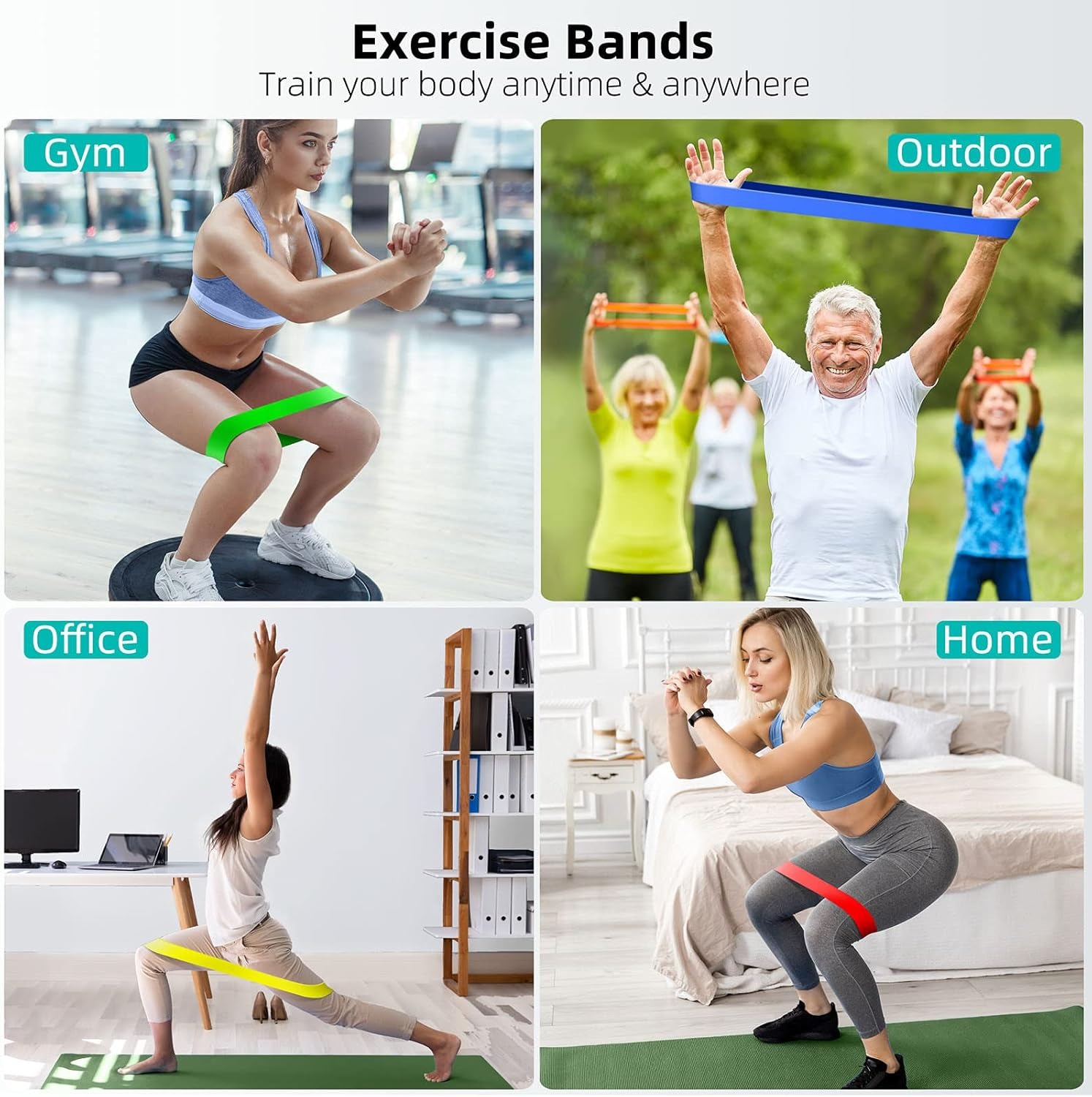 Different Resistance Bands Yog - Pilates Yoga Board review and price