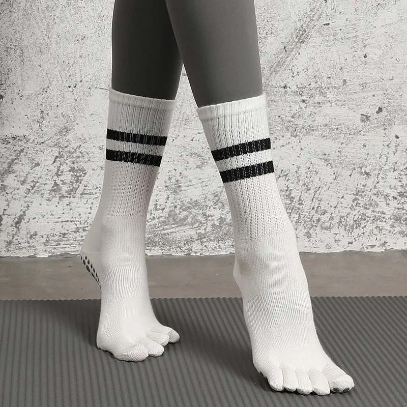 2 pairs of yoga socks, medium  - Pilates Yoga Sport review and price