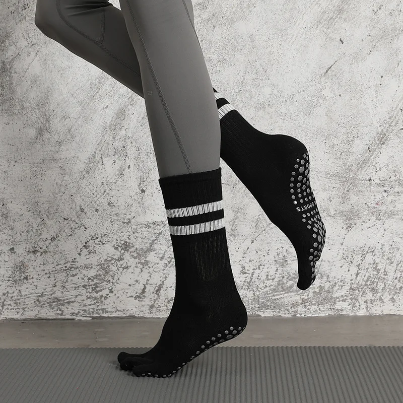 2 pairs of yoga socks, medium  - Pilates Yoga Sport review and price