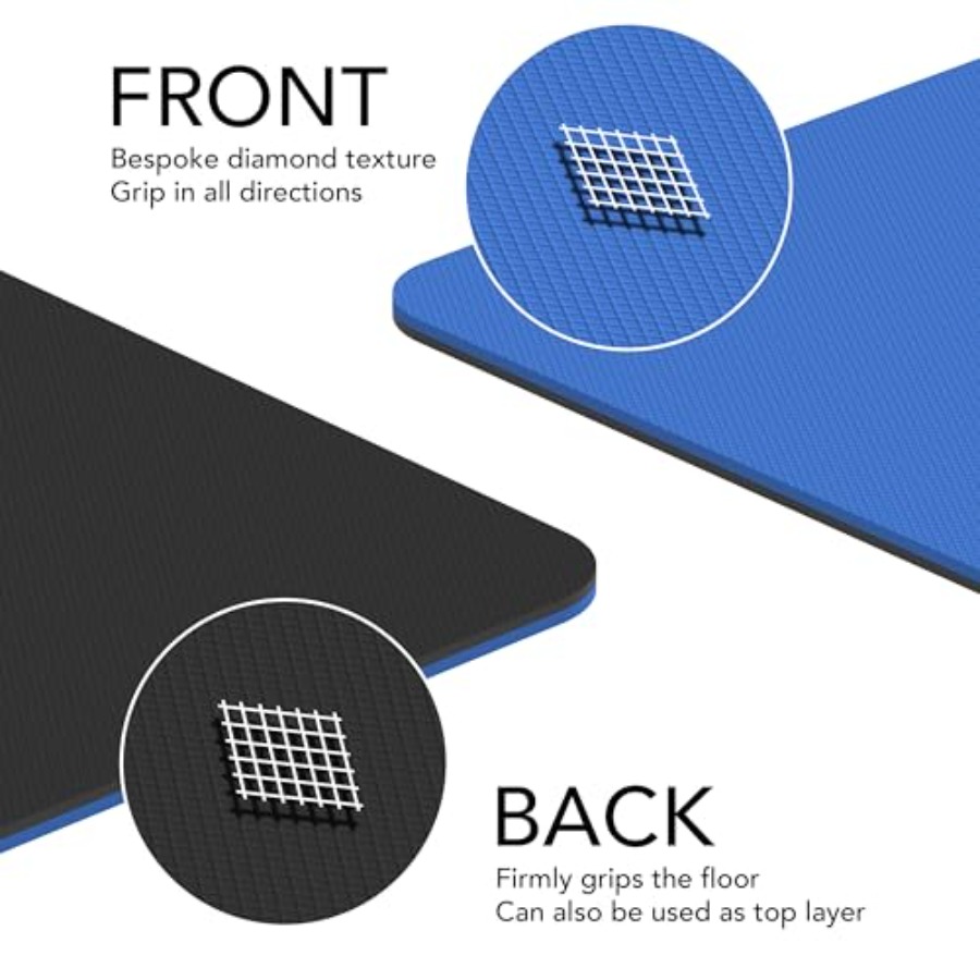 Large Exercise Mat Extra Thick - Pilates Yoga Hiit review and price