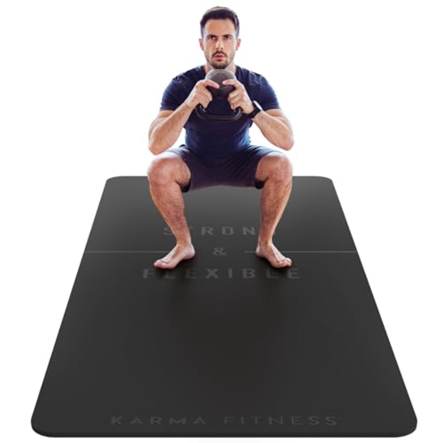 Large Exercise Mat Extra Thick - Pilates Yoga Hiit review and price