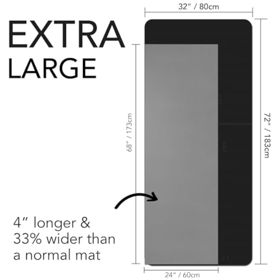Large Exercise Mat Extra Thick - Pilates Yoga Hiit review and price
