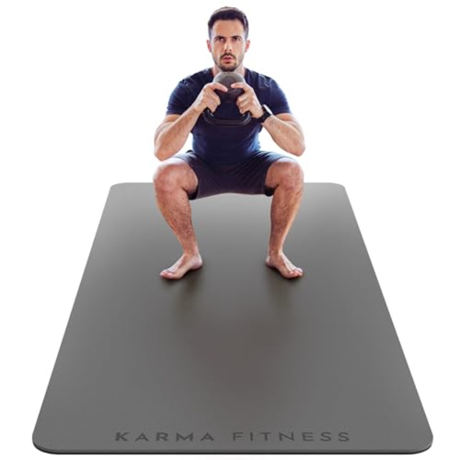 Large Exercise Mat Extra Thick - Pilates Yoga Hiit review and price