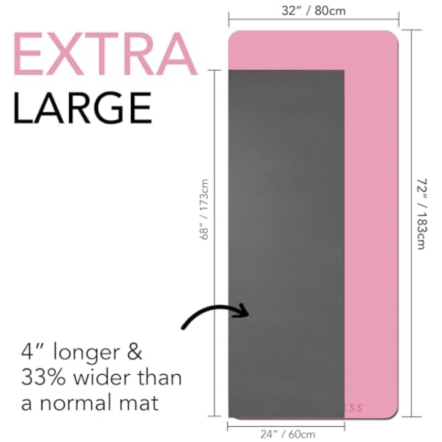 Large Exercise Mat Extra Thick - Pilates Yoga Hiit review and price