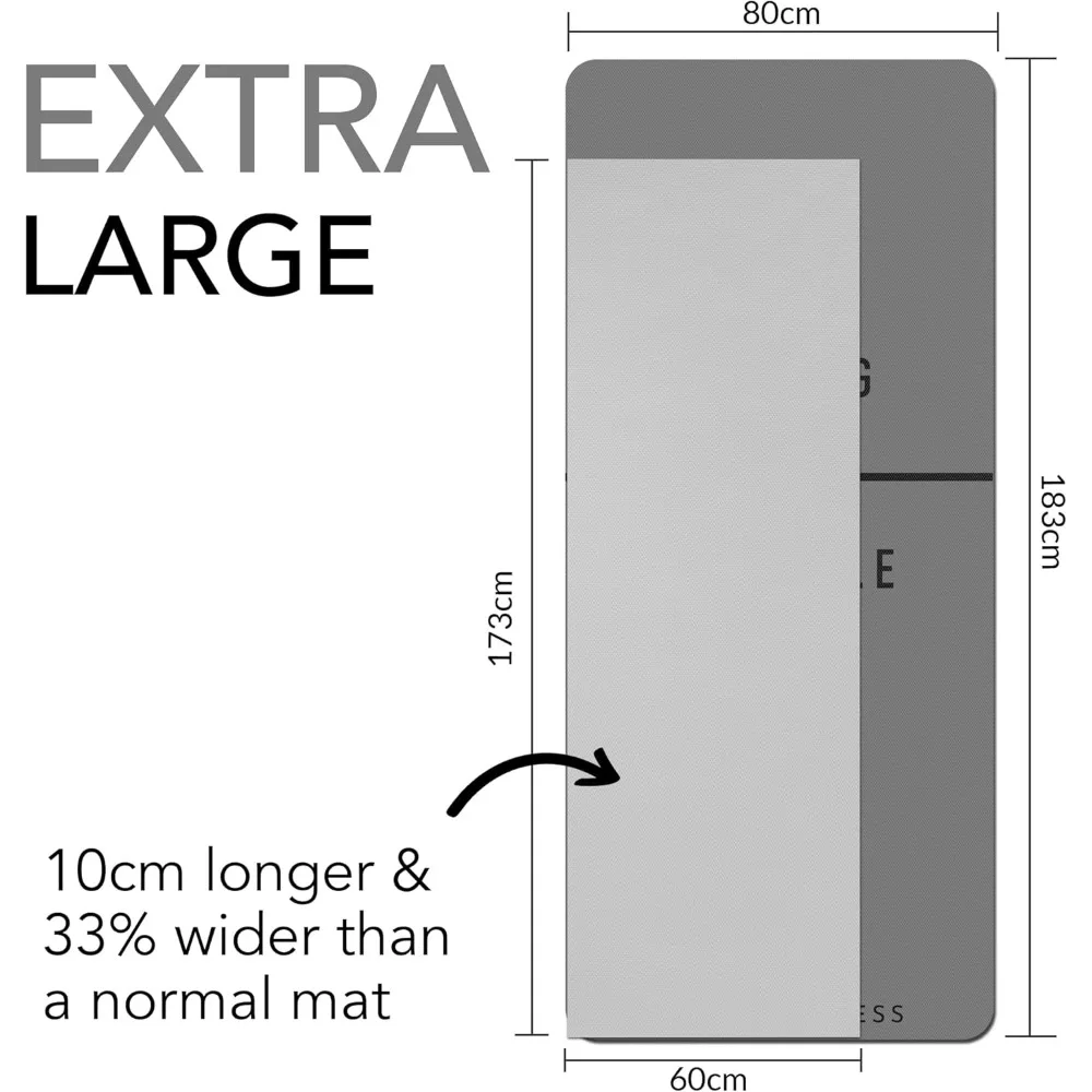 Extra Thick 10mm Non Slip Work - Pilates Yoga Hiit review and price