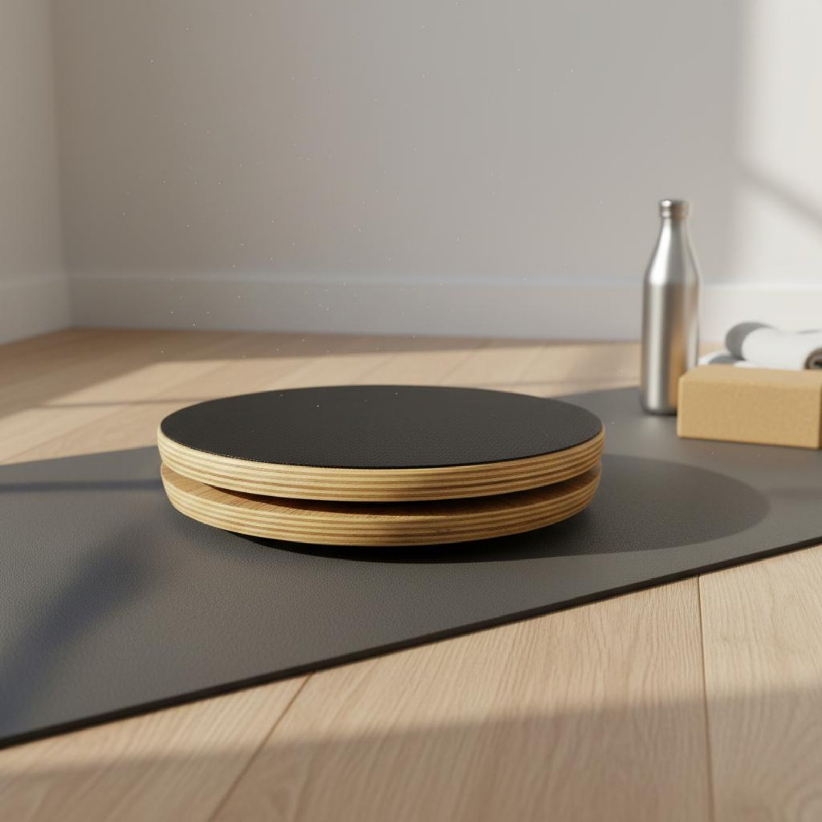 2 Pieces Wooden Pilates Disc S - Pilates & Yoga Knokke review and price