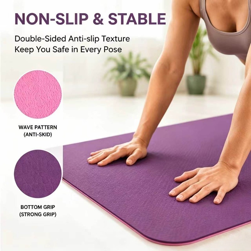 Yoga Mats Anti-slip Sport Fitn - Pilates Yoga Equipment review and price